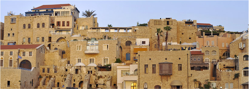 View of the Old Jaffa town from the seaside